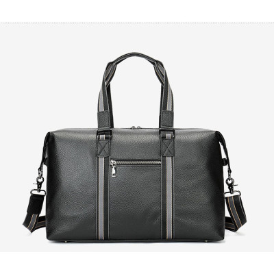 Túi trống du lịch BHM4028 có ngăn để laptop đến 17.3inch, chuẩn da bò thật