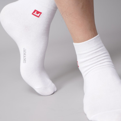 Combo 10 đôi tất vớ nam cổ dài cotton Organic kháng khuẩn khử mùi JAMANO