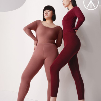 Quần áo giữ nhiệt cao cấp cổ cao cho nữ 