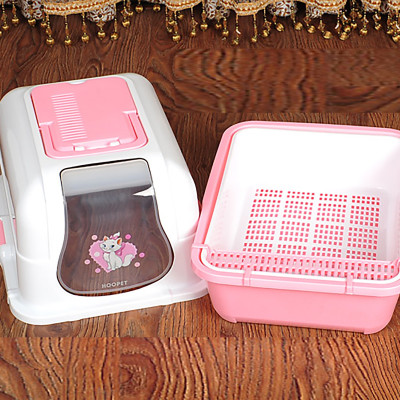 Nhà vệ sinh cho mèo loại hộp kín có lọc khí không mùi (nhiều tùy chọn)