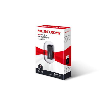 Usb wifi Mercusys 300Mbps tốc độ cao - Usb thu sóng wifi cho laptop PC máy bàn - Mercusys  - Hàng chính hãng