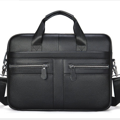 Cặp công sở nam MARRANT BHM2099 Da bò thật, vừa laptop 14inch, có khe cài vali, chính hãng.