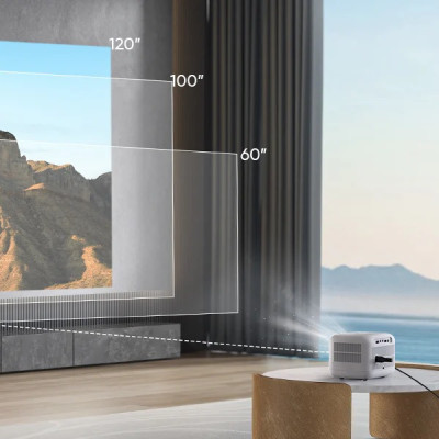 Máy chiếu Mini thông minh Yaber L1 Android Tivi hỗ trợ Full-HD 1080p 4K- Hàng Chính Hãng - Thương hiệu Máy chiếu mini Máy chiếu gia đình văn phòng tốt nhất