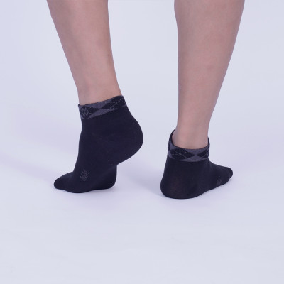 Hộp 5 đôi tất vớ nam cổ ngắn kẻ caro MRM Manlywear - cùng màu, chất liệu sợi cotton êm chân, mềm mại thoáng mát, chống hôi chân