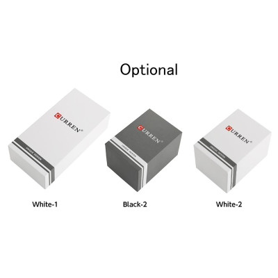 Đồng hồ CURREN có hộp quà tặng Phụ kiện dành cho nam giới nữ (Trắng)