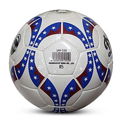 Bóng đá UHV 2.03 in sao size 5 tặng kèm lưới+kim bơm bóng