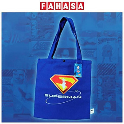 Túi Vải Logo Phim Superman 2025 - Suns - Màu Xanh Đậm