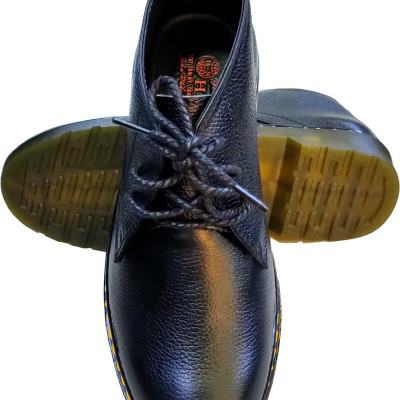 Giày boots nam cổ lửng HÀ NAM da bò thật đế đốc tờ cao cấp DT2020