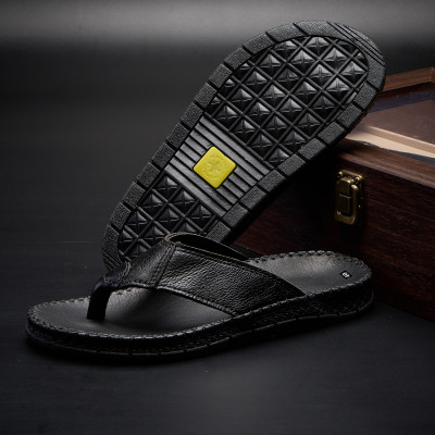 Dép Nam Quai Kẹp Da Bò Sang Trọng Phong Cách Trẻ Trung Tiện Lợi Êm Chân (có bán sỉ)