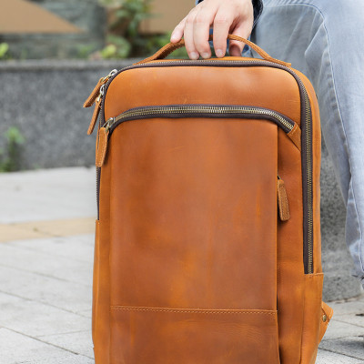 Balo nam DA BÒ THẬT, balo laptop phong cách mới – BEE GEE BLND9048