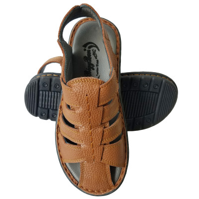 Giày Sandal Nam Bít Đầu BIGGBEN Da Bò Thật Cao Cấp SD141