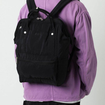 Balo ANELLO vải cotton nylon 10 ngăn cỡ vừa AP-H1451