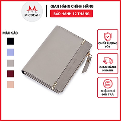 Ví Nữ Mini Cầm Tay TAILIAN Nhỏ Gọn Phối Da Lộn Thời Trang Nhiều Ngăn Da Cao Cấp Cực Đẹp Giá Rẻ TL01 - Micocah Mall