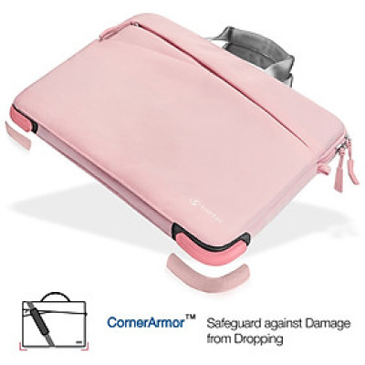 Túi Xách/ Túi Đeo Vai TOMTOC (USA) Messenger Bags Cho Macbook 13”/14” Ultrabook 13″ Chống Sốc Và Có Thêm Ngăn Phụ Kiện Hàng Chính Hãng