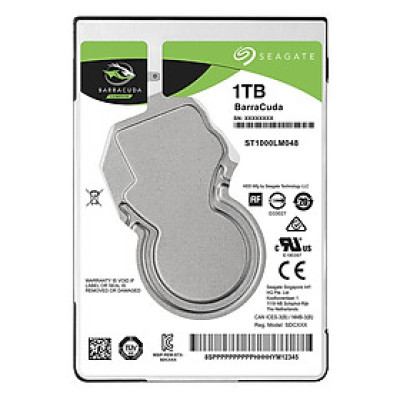 Ổ Cứng HDD Laptop Seagate BarraCuda 1TB/128MB/2.5/5400 - ST1000LM048 - Hàng chính hãng