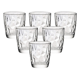 Bộ 6 Ly Thủy Tinh Diamond Bormioli Rocco 350200M02321990 (300ml / Ly)