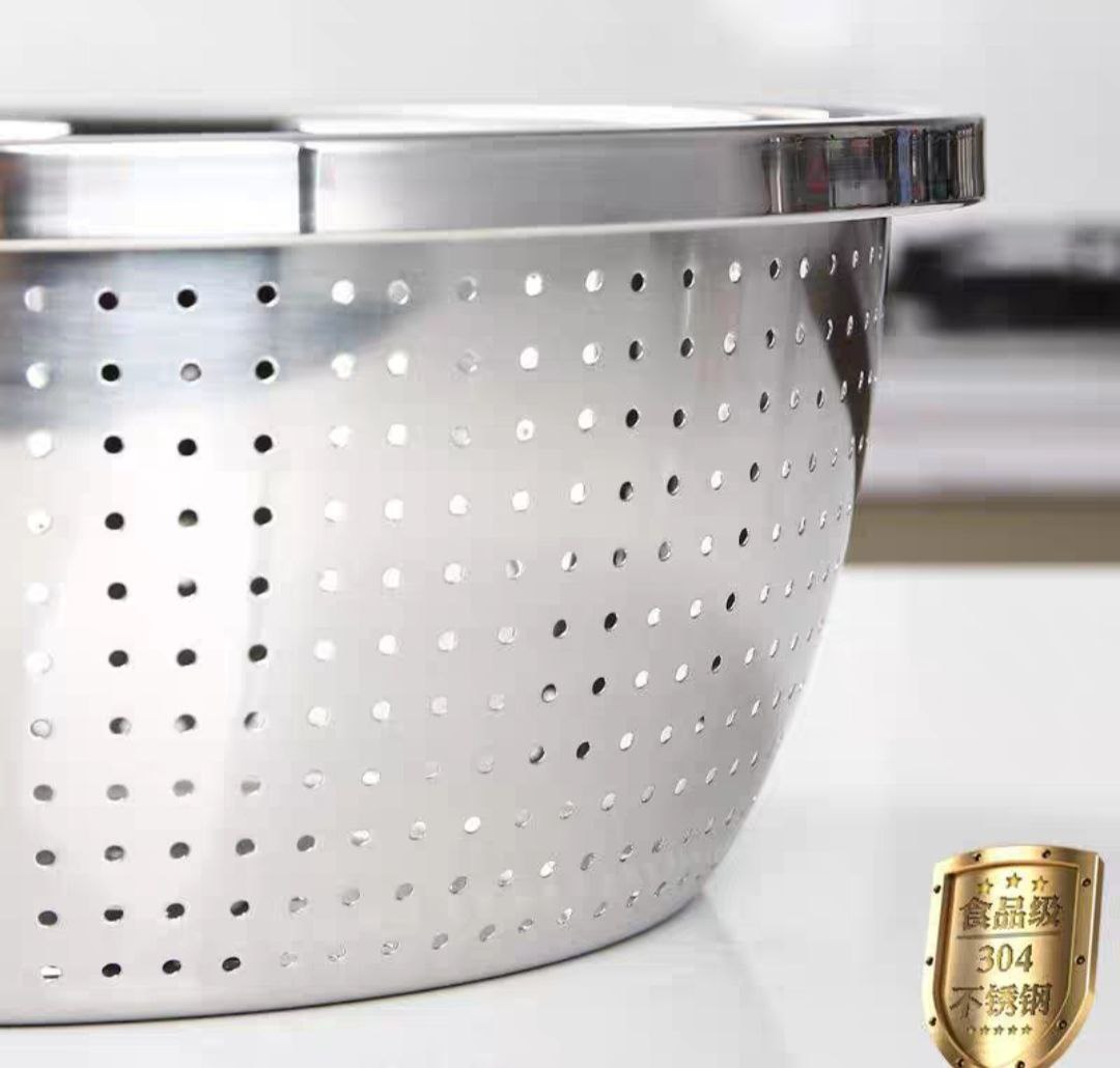 rổ inox ,rá vo gạo inox 304% cao cấp