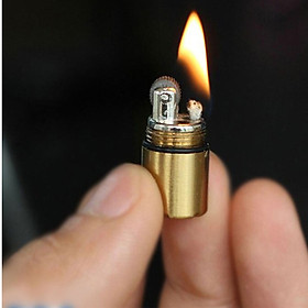 Vỏ Hột Quẹt Bật Lửa Móc Khóa Xăng Mini Dolphin HY618 Thiết Kế Đẹp Độc Lạ Tiện Dụng - Dùng Xăng Bấc Đá  Cao Cấp