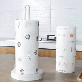 Combo 2 cuôn khăn lau đa năng có thể tái sử dụng họa tiết hoạt hình
