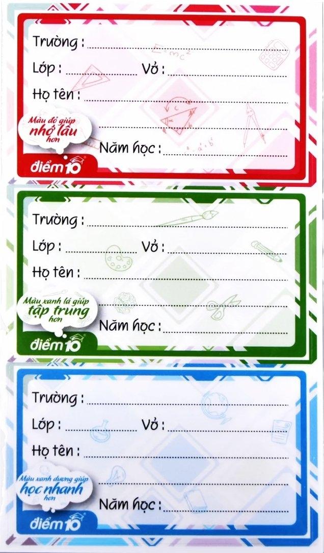 Nhãn Vở TP-NBL01