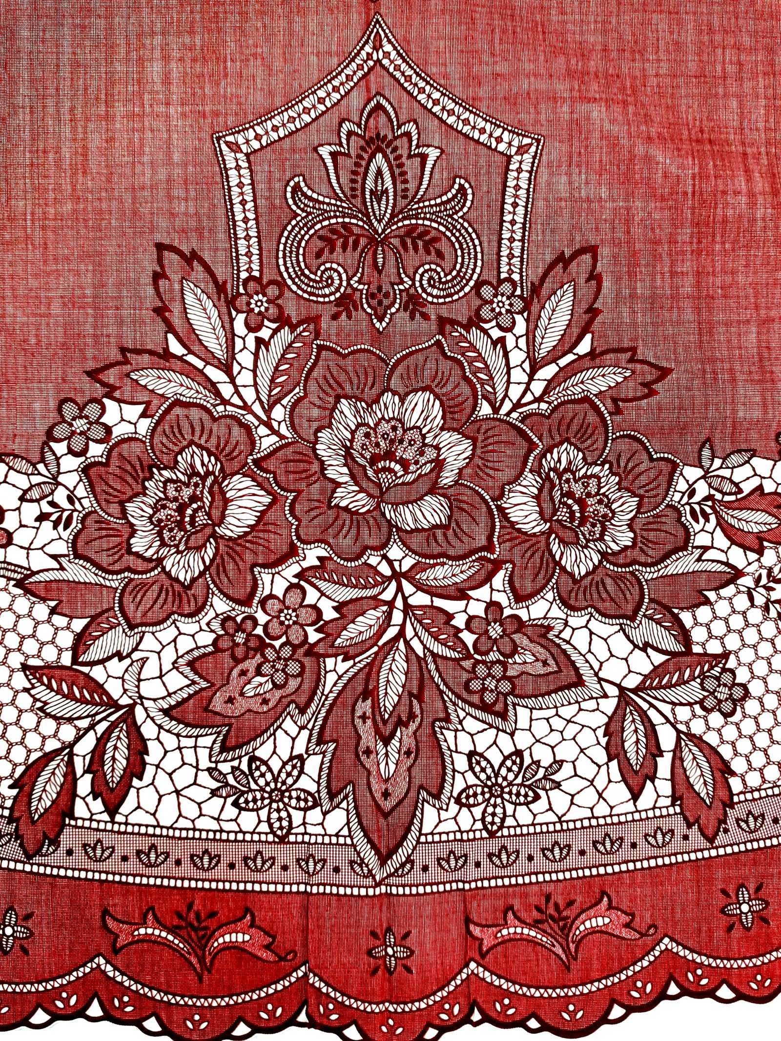 Khăn Trải Bàn - FY 116 đỏ (135 x 180 cm)
