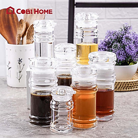 Hũ đựng gia vị, lọ đựng gia vị nước tương bằng nhựa - 3 size 376048/376049/376050, Nhập khẩu phân phối chính hãng cobi home.