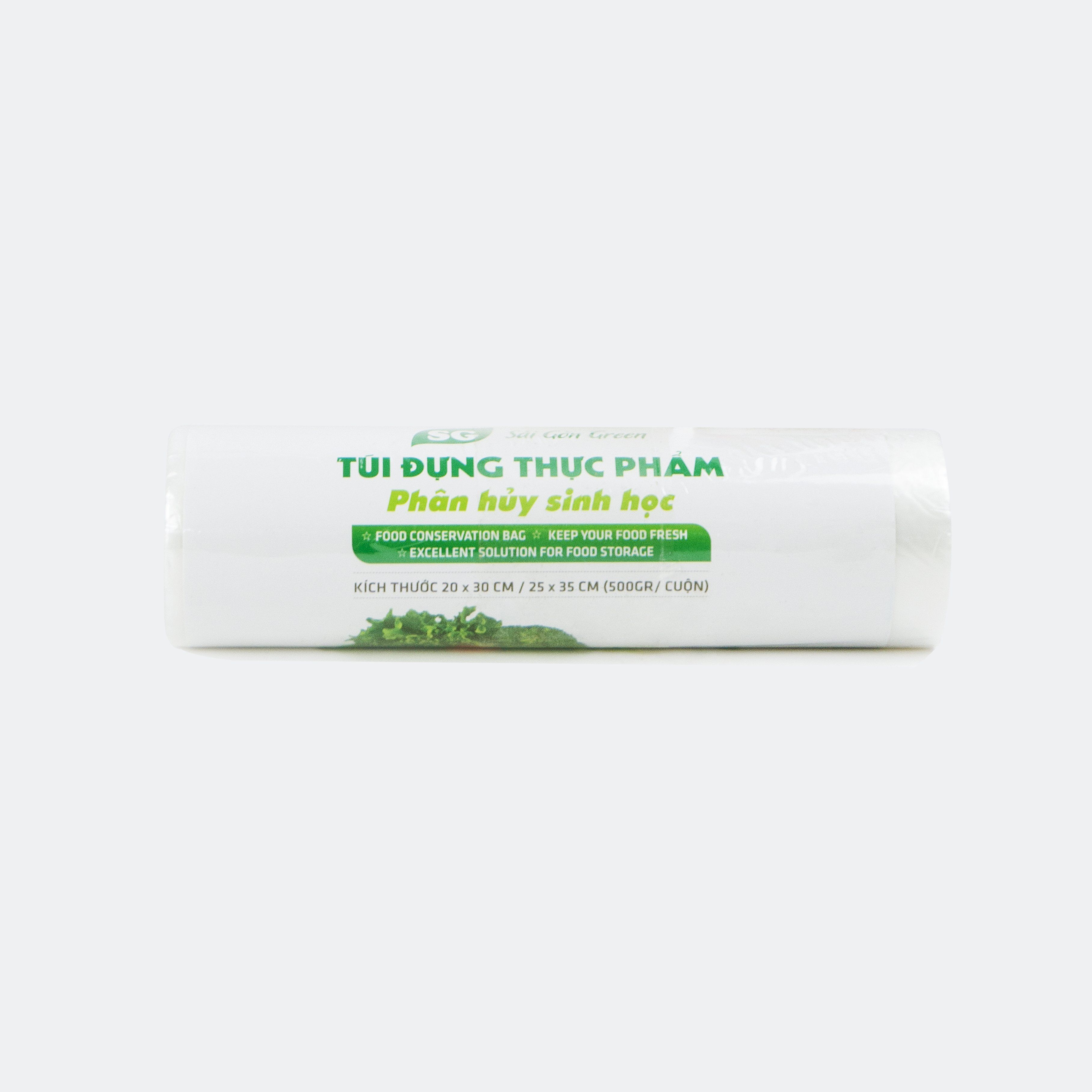Set 3 cuộn túi đựng thực phẩm tự phân hủy sinh học