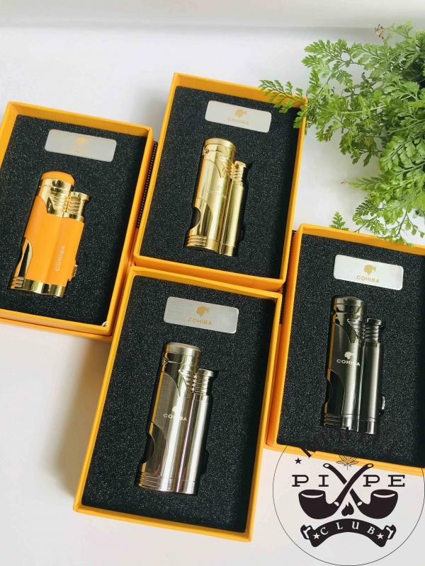 Vỏ Hột Quẹt Bật Lửa khò 2 tia COB-359 thiết Kế Nhỏ Gọn tiện Lợi Lửa Khò Mạnh Mẽ - Dùng Gas Cao Cấp (KHÔNG XĂNG KHÔNG GAS)