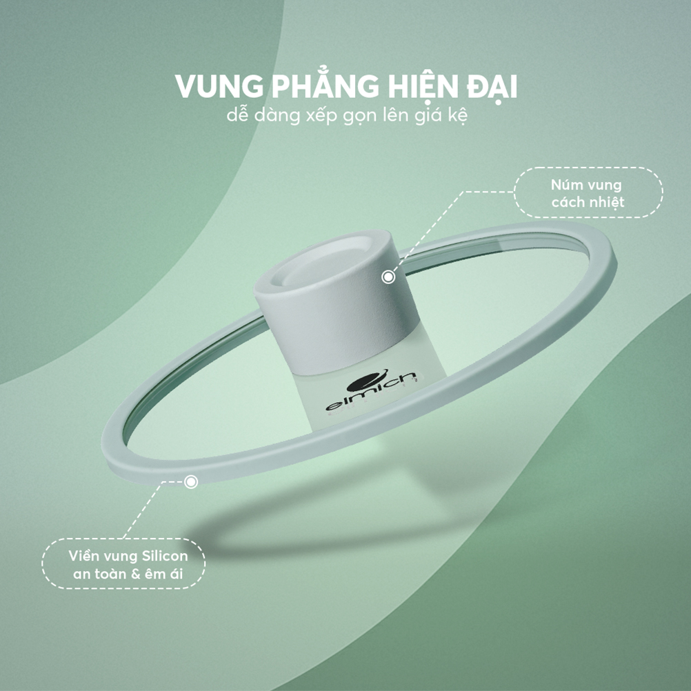 Nồi phủ sứ an toàn Elmich Verona EL-5525SK