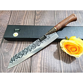 DAO BẾP - DAO THÁI HOA VĂN KHÂU ĐỒNG MÃ A7 DT157 NT topcomshop vn