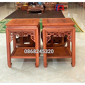 Đôn để đồ đa năng bằng gỗ hương đá kt cao 80×30cm 