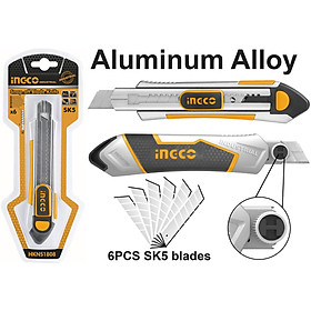DAO RỌC GIẤY INGCO HKNS1808 - HÀNG CHÍNH HÃNG