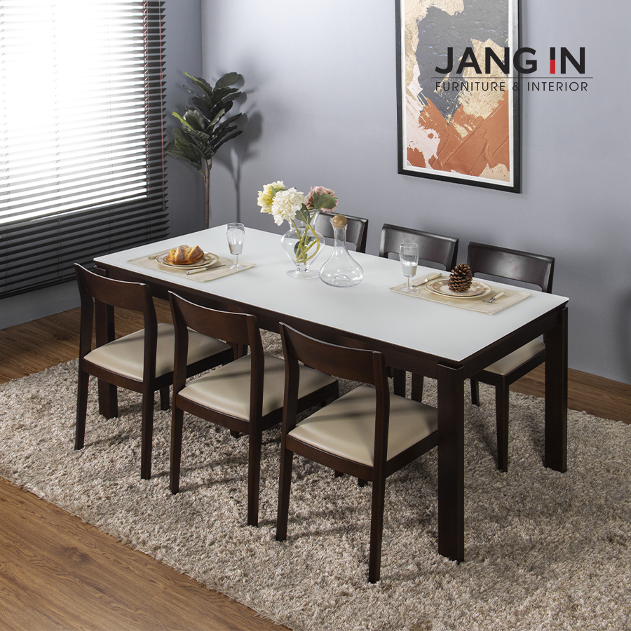 Bàn ăn Houston 6 chỗ (N2)dark brown 1504120001-07