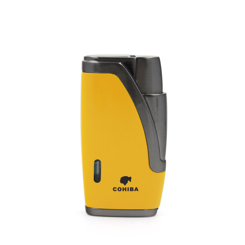Vỏ Hột Quẹt Bật Lửa Khò 2 Tia H015 Thiết Kế Đẹp Độc Lạ Lửa Khò Mạnh Mẽ - Dùng Gas Cao Cấp