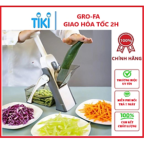 Dụng Cụ Bào Củ Quả Có Núm Vặn Thay Đổi Độ Dày Khi Thái Lát Tiện Lợi - Hàng Chính Hãng ( Giao màu ngẫu nhiên)