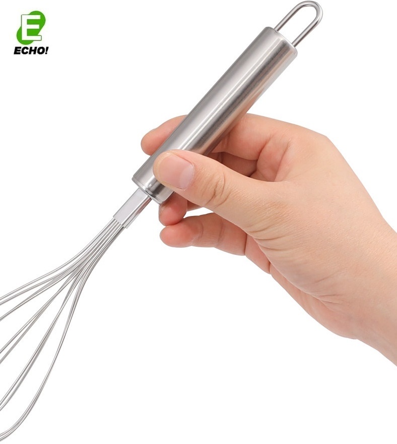 Dụng cụ đánh trứng inox Echo Whipper 250mm - Hàng nội địa Nhật Bản nhập khẩu chính hãng