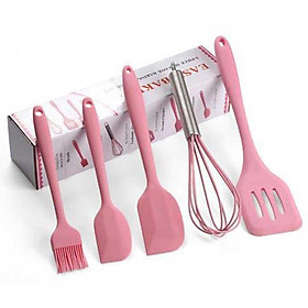 BỘ DỤNG CỤ LÀM BANH 5 MÓN SILICON -  PHÙ HỢP CHO MỌI GIA ĐÌNH & TIỆM BÁNH CHUYÊN NGHIỆP 