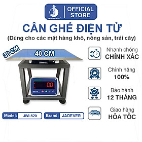 Cân Ghế Điện Tử JWI-520 - Mặt Bàn Cân 300x400MM