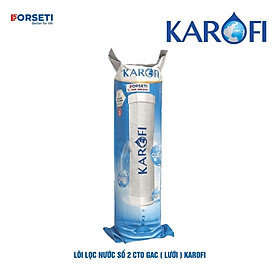Lõi số 2 Karofi CTO GAC (Smax Duo 3 Post Carbon) dùng cho máy S-s038, OP1310, O07, P95, U03, U05, U95, D52 - Hàng Chính Hãng