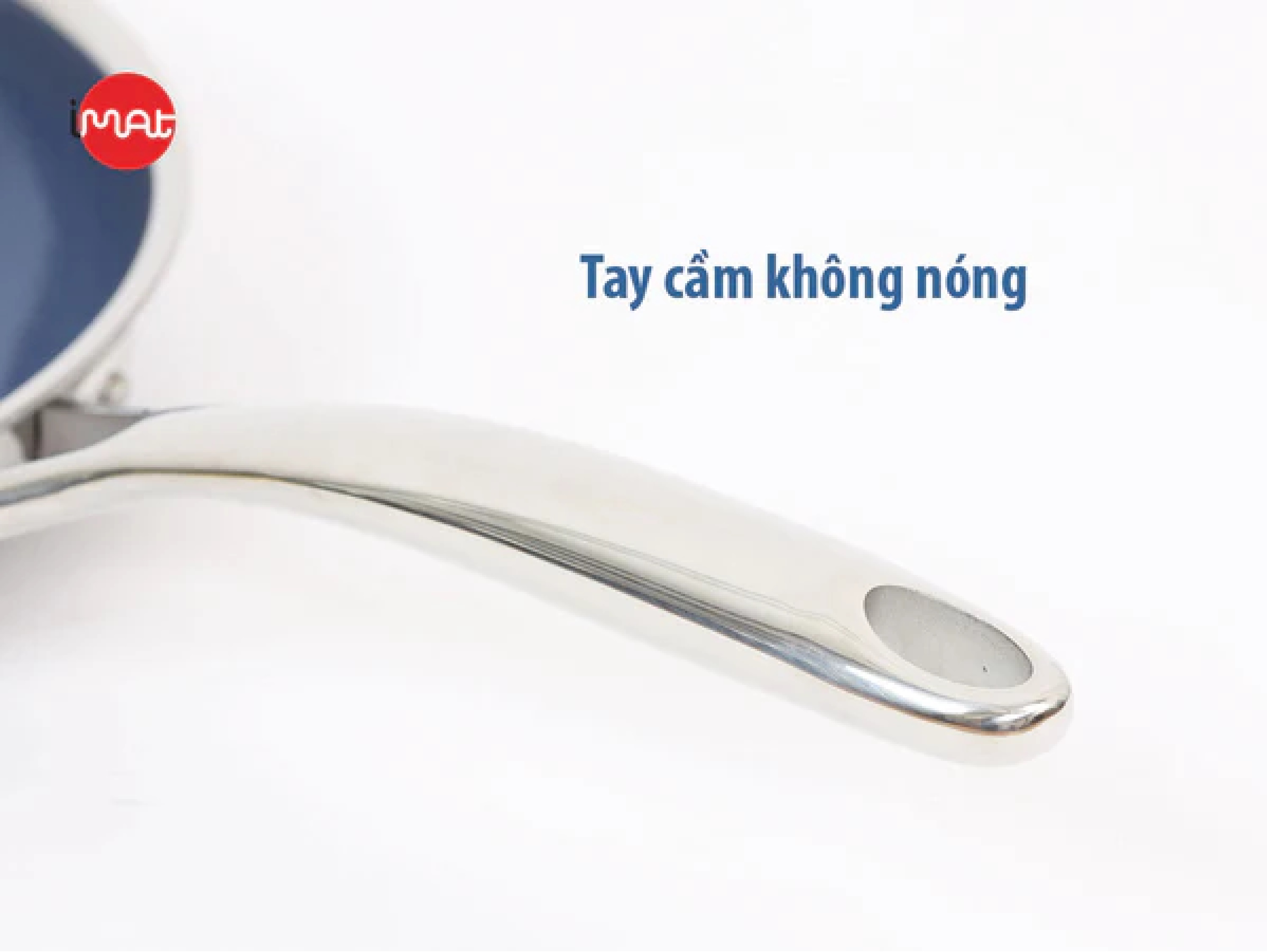 Chảo chiên iMat Hybrid lòng xanh