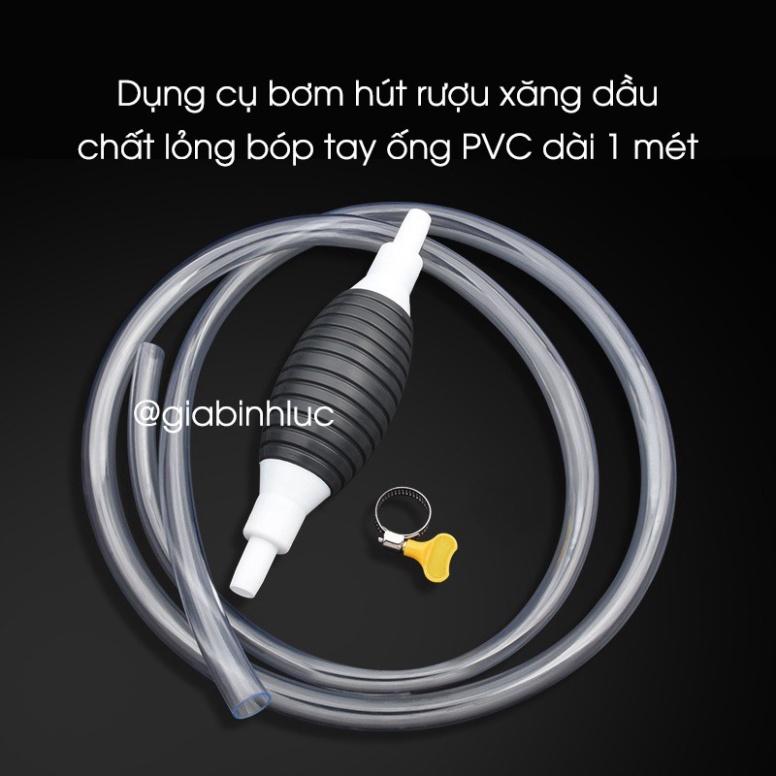 Dụng Cụ Bơm Hút Xăng Dầu Chất Lỏng Bóp Tay Ống Hút Xăng Dầu Chất Lỏng Bóp Tay Mẫu Mới