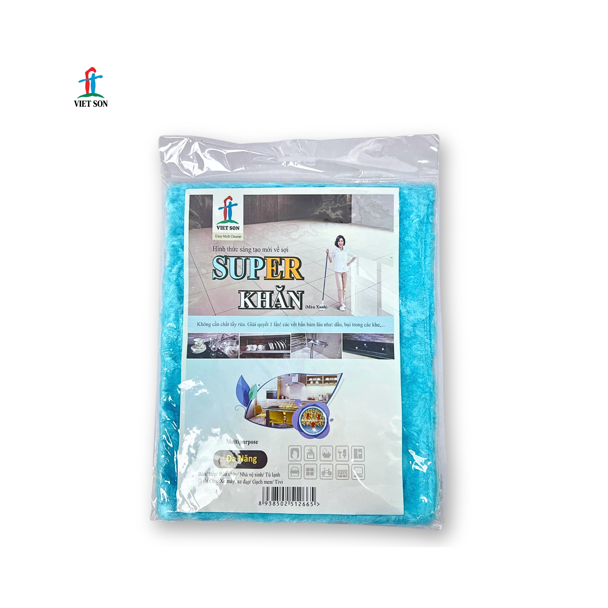 Bộ 3 Khăn Lau Bếp VIETSON Đánh Bay Mọi Vết Bẩn