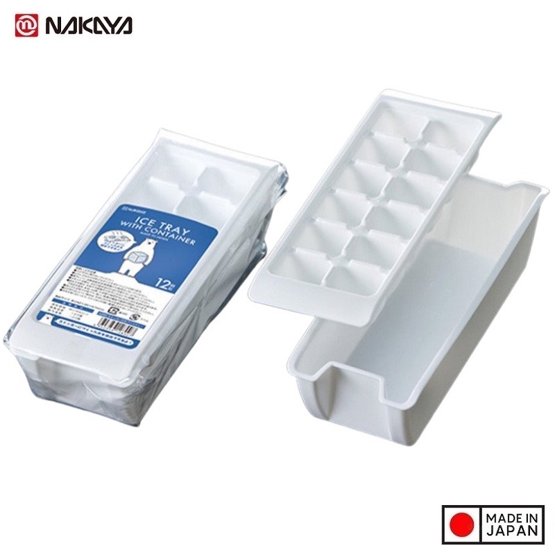 Khay làm đá viên Nakaya - Hàng nội địa Nhật Bản (#Made in Japan)