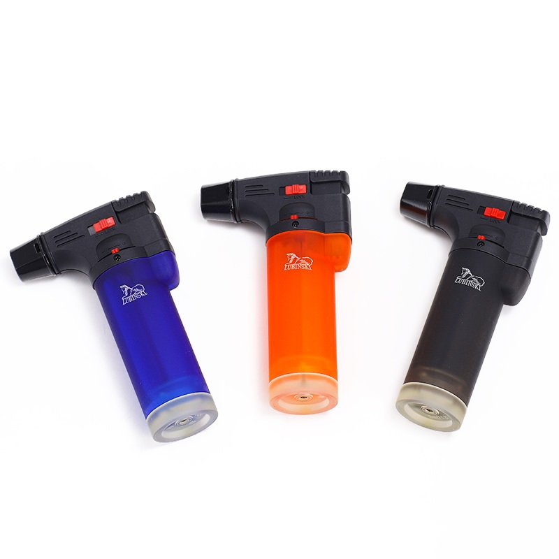 Bật Lửa Hột Quẹt Khò Gas 1 Tia Lubinski SK-79 Đẹp Độc Lạ Lửa Khò Mạnh Mẽ Khoang Chứa Gas Trong Suốt Nhìn Thấy Lượng Gas - Nhiều Màu