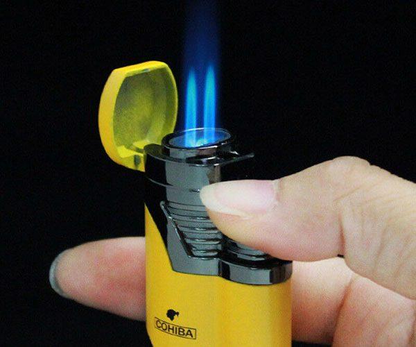 Vỏ Hột Quẹt Bật Lửa khò 2 tia COB-359 thiết Kế Nhỏ Gọn tiện Lợi Lửa Khò Mạnh Mẽ - Dùng Gas Cao Cấp (KHÔNG XĂNG KHÔNG GAS)