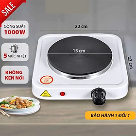 Bếp Điện Mini 500W-1000W – Pha Cafe, Trà, Nấu Nước, Hơ Lá Trầu Siêu Tiện Lợi