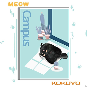 Vở Kẻ Ngang Có Chấm Meow 120 Trang Khổ B5 