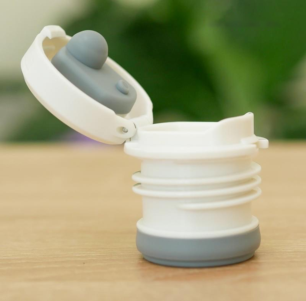 Bình giữ nhiệt Lock&Lock 505ml Maman Cup Vacuum Bottle Màu Xám LHC1487GRY - Hàng chính hãng, nắp dùng làm cốc nước uống - JoyMall