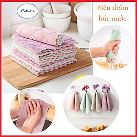Combo Khăn Lau Đa Năng 2 Mặt Siêu Thấm , Khăn Lau Bếp , Khăn Lau Kính , Khăn Lau Chén Bát , Khăn Lau Tay , Khăn Lau Ô Tô PaKaSa 