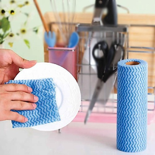 Bộ 4 Cuộn Khăn Lau Đa Năng - Cuộn 50 Miếng